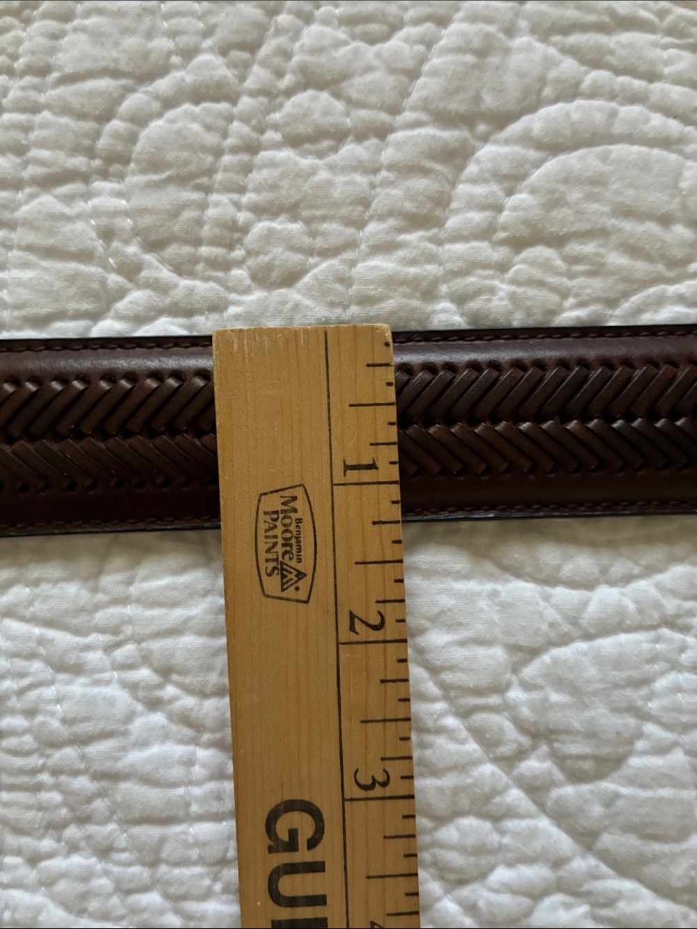 Nocons Classic Brown Leather Men's Belt with Silver Buckle - Picture 6 of 7